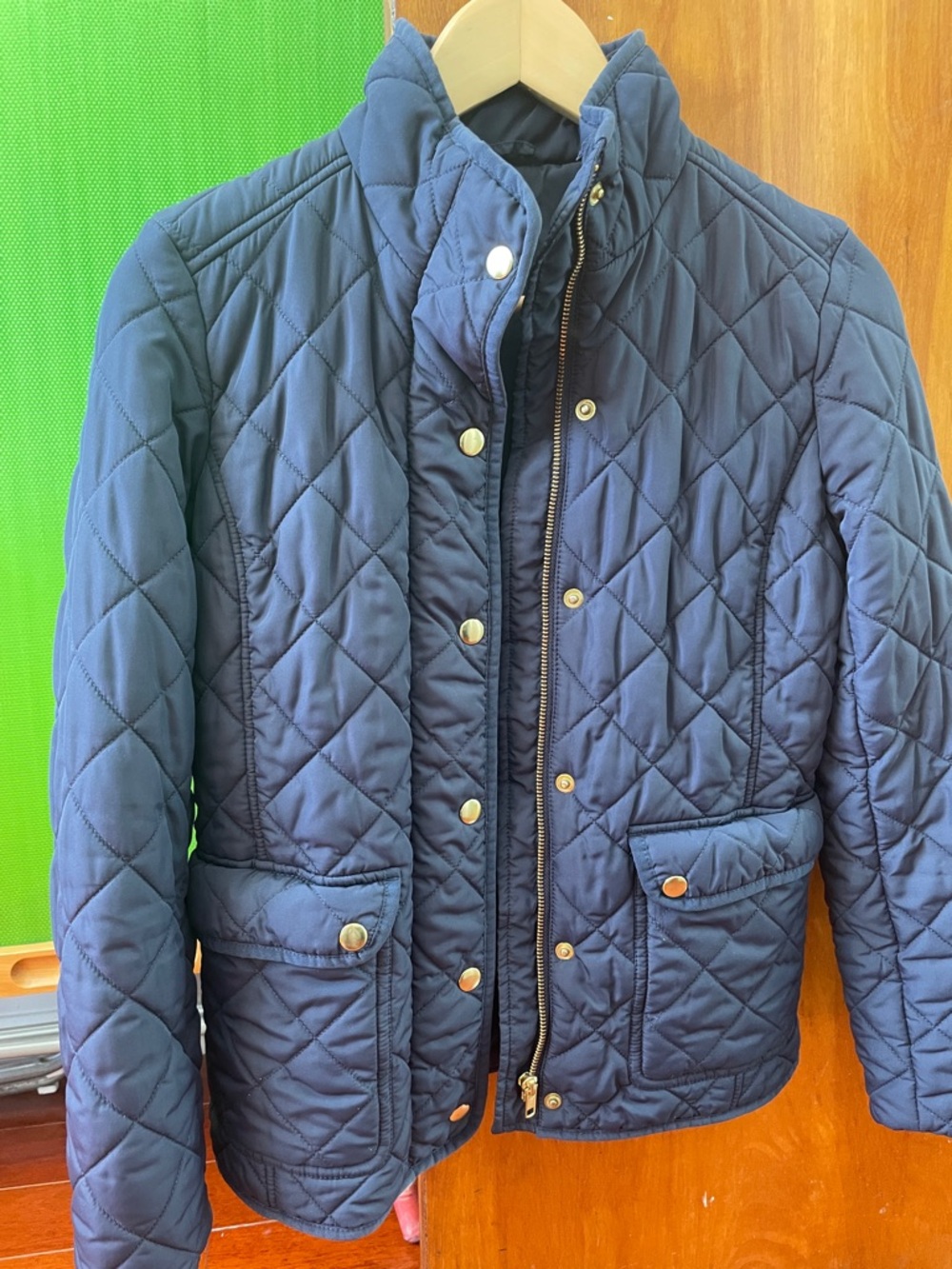 J. Crew Quilted Navy Lightweight Women's Jacket
